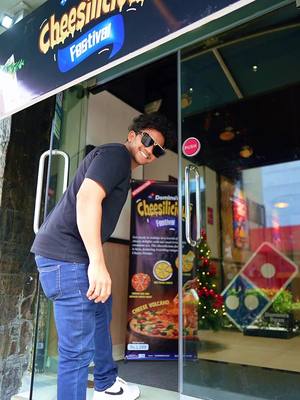 A post by @wildcookbook on TikTok caption: Let’s try Dominos Famous Volcano Pizza 🍕 #wildcookbook #dominospizza #dominospizzasrilanka 