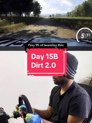 A post by @neilthegarageguy on TikTok caption: Day 15 out of 30 days in my series. Wr got this! #fanatec#xboxgameplay #dirt2gameplay #wrcgameplay 