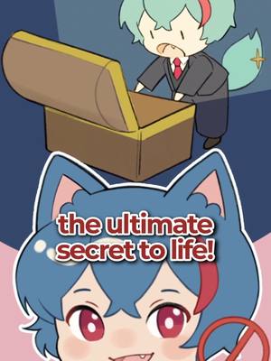 A post by @merrydawg on TikTok caption: I found the ultimate secret to life! #anime #animation 