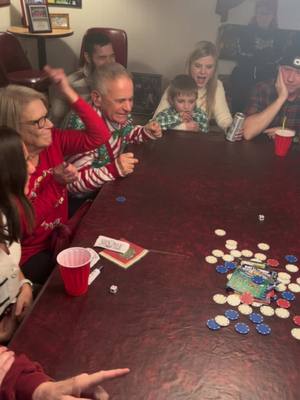 A post by @funtimefederation on TikTok caption: Left Right Center around 1 got crazy this Christmas! 😂🤣 #christmas #lrc #funny #family