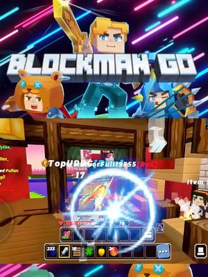 A post by @blockmangoanimate on TikTok caption: Build and attack, use your strengths to be invincible in Blockman Go Bed Wars #blockmango #blockman #game #bedwars #blcokmangobedwars