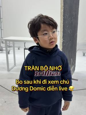 A post by @hoaminzy_hoadambut on TikTok caption: Bo sau khi đi xem chú Dương hát Tràn Bộ Nhớ 😂😂😂 #conlabo_vicente #bothui #hoaminzy #duongdomic 