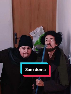 A post by @matejzrebny on TikTok caption: Home alone in real life 😅🤣 w/ @Lukáš Frlajs 