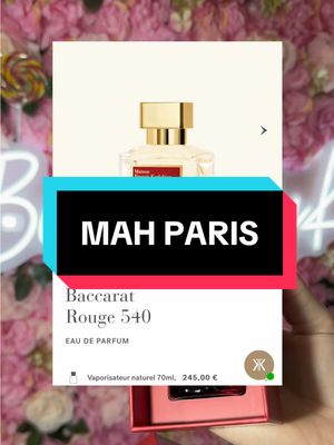 A post by @bazarbyk on TikTok caption: ✨ Les parfums de la Maison MAH Paris : l’élégance des grands classiques à petit prix ! 🌸 Découvrez-les sur BazarByK.fr 🖤 #MAH #Parfumtiktok #parfumdubai   