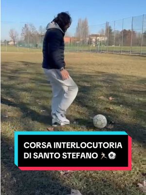 A post by @leleadani on TikTok caption: Corsa interlocutoria di Santo Stefano 🏃🏻⚽️