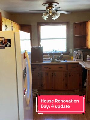 A post by @kris_hope_98 on TikTok caption: House demo day 4 ❤️#grandmashouse #nostalgia #homeowners #memories #homerenovation #homereno #fyp #fypage #homeremodel 