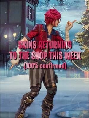 A post by @.archey on TikTok caption: These skins are RETURNING to the shop this week 100% confirmed✨👀#fyp #fortnite #returning #popular #skins #og #viral 