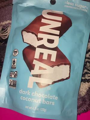 A post by @alyssaaa1123 on TikTok caption: #unrealsnacks #unrealsnacktime @UNREAL  😍😍😍 low sugar makes it even better for me bc I can’t have sugar really so it’s win 😁