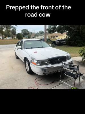 A post by @tyluhshow on TikTok caption: Shes not finished , but soon she will be ✨#fyp #carguy #doityourself#carcommunity #paintjob #spraypaint #restore 
