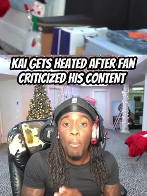 A post by @streaming on TikTok caption: Kai got heated #kaicenat #streaming #twitch #kick #clips #beef