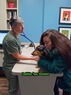 A post by @allstarveterinaryclinic on TikTok caption: The clinic can’t handle this dog’s 💩 #veterinarian #vettech #vetmed #vetmedlife #vetclinic #theofficeus 