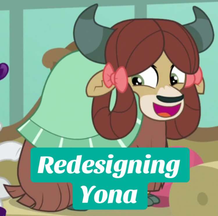 A post by @theekiwibunny on TikTok caption: I can’t be the only one who kinda doesn’t like Yonas design. I just don’t think she looks like a Yak. I also think that the yaks are sort of weird in general. They feel dumbed down and characatureish #mlp #mlpfandom #mylittlepony #mylittleponyfriendshipismagic #mlpg4 #young6 #mlpredesign #yona #yak #yonayak #mlpart 