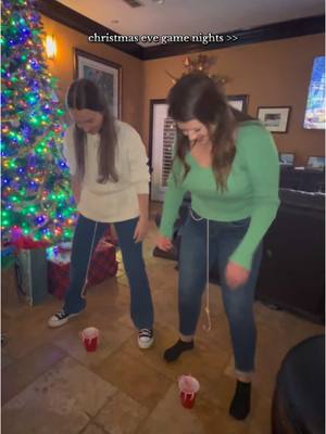 A post by @emily.netzel on TikTok caption: mErrY cHrisTMas 🗣️ #christmaseve #GameNight #christmasgames #funny #familygames 