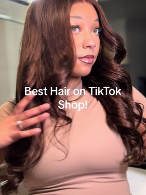 A post by @torialyse on TikTok caption: 😍😍😍😍 24-Inch Wig Just Around $100 @Aliglossyhair @Aliglossy Hair Shop #aliglossy_hair #aliglossywig #aliglossybodywavewig #wiginstall #bodywavewig #Highlightbodywavewig #Ombrewig