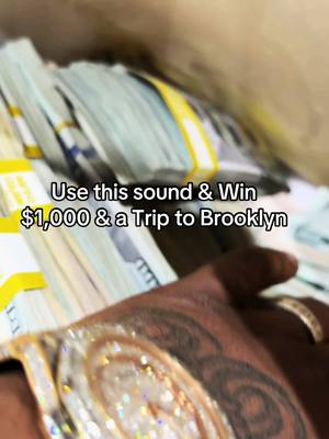 A post by @fivioforeign on TikTok caption: I’ll picc the winner & we spin a day in Brooklyn & do things we like to do and we gon ball out fr. In real life not for TV. #fivioforeign #brooklyn #contest #fyp #movie #money 