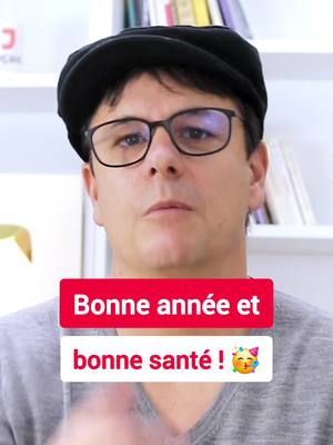 A post by @francaisavecpierre on TikTok caption: Bonne année, chers amis ! 🥳 #francaisavecpierre #francais #learnfrench #vocabulaire #france