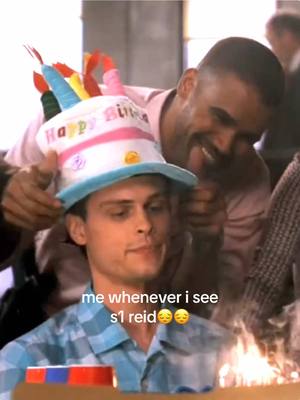 A post by @erinainow on TikTok caption: bro had no idea of what’s about to come || #criminalminds #spencerreid #spencerreidedit #derekmorgan #aaronhotchner #matthewgraygubler 