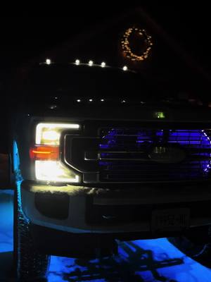 A post by @carwhisperers on TikTok caption: Big things coming… 👀  #christmas #christmastruck #truck #trucks #trucktok #ford #f350 #fypシ゚viral #viral #fypage 