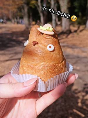 A post by @ninismangatraeume on TikTok caption: Wart ihr schon mal in Shirohige's Cream Puff Factory und habt euch einen kleinen Totoro-Windbeutel geholt? 😚 Das beste was wir in Tokio gegessen haben. Wir hatten uns den Besuch bei Shirohige's Cream Puff Factory für den Tag ausgesucht, an dem wir nachmittags auch das Ghibli-Museum besucht haben. (Beides findet ihr etwas außerhalb in Kichijoji (Tokio). Schaut am besten, dass ihr früh genug dort seid, damit ihr noch genug Auswahl zwischen den ganzen Geschmacksrichtungen habt. Wir hatten Himbeere  und Schokolade. 🥰  Nachdem wir uns die beiden Totoro-Windbeutel (damit würde ich es am ehesten beschreiben) geholt hatten, sind wir in den nahegelegenen Park. Bei traumhaften Wetter und bunt gefärbten Bäumen haben die beiden gleich noch besser geschmeckt. 😋 #japan #totoro #studioghibli 