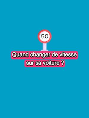 A post by @code.simplifie on TikTok caption: Quand faut-il changer de vitesse sur sa voiture ? 🚗 #codedelaroute #permis #examen 