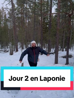 A post by @moguiztrip on TikTok caption: Jour 3 en Laponie ✨ Randonnée en raquettes et chasse au aurores boréales avec @Travelbase_  Collaboration commerciale 