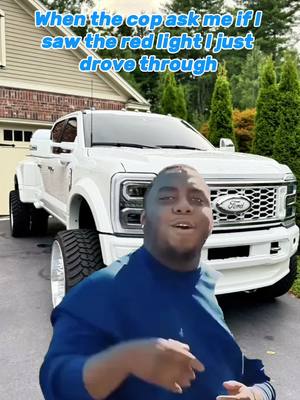 A post by @carwhisperers on TikTok caption: I ain’t seen nothin officer  #Meme #MemeCut #memenatal #truck #trucks #trucktok #ford #f350 #fypシ゚viral #viral #fypage #fy 