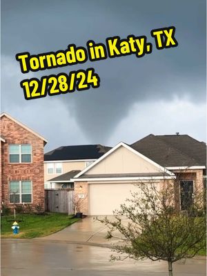 A post by @i.am.forevercicis.keeper on TikTok caption: Not a great way to wake up this morning! So grateful we have very minimal damage compared to our back neighbors. We can see the damaged house from our backyard. #texas #katy #tornado #fyp #weather 