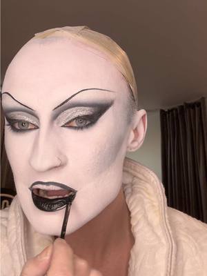 A post by @gottmik on TikTok caption: GRWM to see NOSFERATU ⚰️🕸️🖤 im literally obsessed so please let me know your thoughts! #grwm #nosferatu #goth #makeuptutorial 