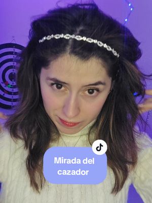 A post by @liiza.baez on TikTok caption: No sé si esa sea la mirada del cazador pero lo intenté 🤣