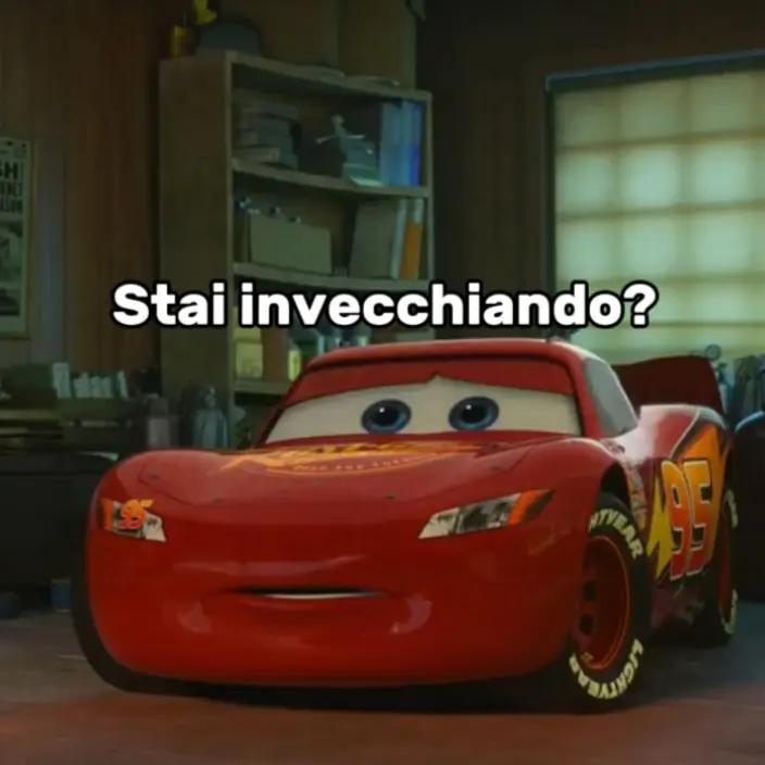 A post by @saettaa._95 on TikTok caption: Noi persone invecchiamo...ma purtroppo anche i film😭 #saettamcqueen #cricchetto #mater #staiinvecchiando? #cars1euscito18annifa #cars2uscito13annifa #cars3euscito7annifa #carsontheroadeuscito2annifa #2006 #2011 #2017 #2022 #cars #cars1 #cars2 #cars3 #carsontheroad #film #perte #foryou #virale 