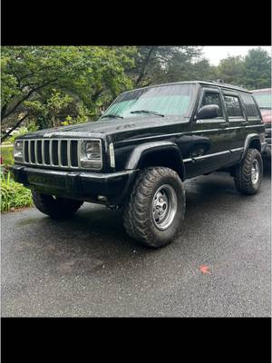 A post by @snowneck on TikTok caption: Just a couple of beaters. Plus a couple project vehicles… I think it’s time to buy some land and build a bigger shop instead of any more vehicles 🥴 #bubbatruck🌾 #mudgrapplers #methodwheels #2500hd #jeepxj #xj #squarebody #dodgedart #oldschool 