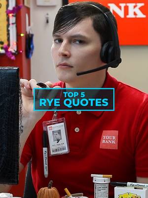 A post by @thecallcenterseries on TikTok caption: Top 5 Rye Quotes from "The Call Center Series" 😂 #callcenter #customerservice #officelife #fyp