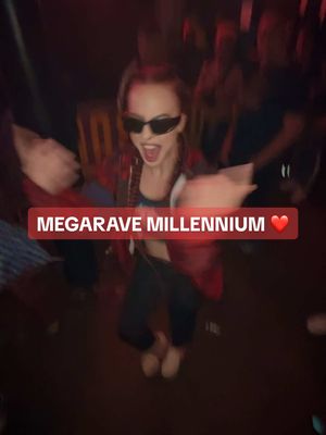 A post by @hollicurtiss on TikTok caption: With my Gabber Family once again… Thankyou MEGARAVE 🤩💃🏽#millennium #gabbers #gabberina #hakkuh #dancing #happynewyear 