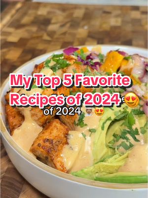 A post by @ice.karimcooks on TikTok caption: My Top 5 Favorite Recipes of 2024 #5 might surprise you 🤫 #icekarim #EasyRecipe #healthyrecipes 