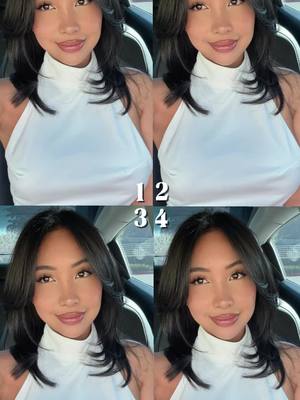 A post by @iamdanicabelle on TikTok caption: its 1 or 4 for me #aifilter #hairstyle 