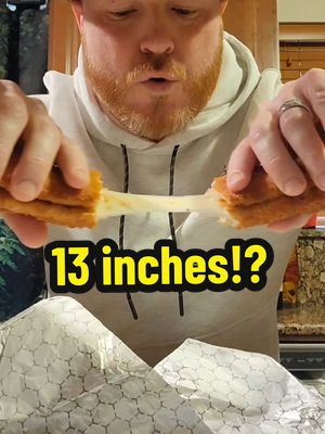 A post by @bearsbbqden on TikTok caption: Taco Mozzarella stick!! 13 inches!? @FCK  #fratosculinarykitchen #schaumburg #viral #foryou #trending  #fyp #foryou #yummy #chicagofood #Mozzarella 