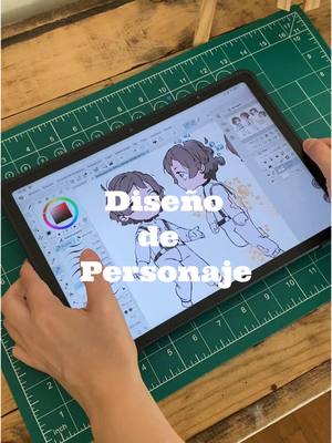 A post by @shinon_sy on TikTok caption: Consejos para hacer tu Webtoon | Parte 2: Diseño de Personaje! Con Clip Studio Paint! #clipstudiopaint #csp #webtoon #art #artist #artistsoftiktok #transboy🏳️‍⚧️ 