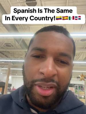 A post by @yospanishofficial on TikTok caption: Spanish is the same in every country! #yospanish #speakspanish #learnspanish 