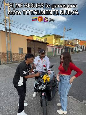 A post by @bryankoorebell on TikTok caption: SI ME SIGUES te ganas una moto TOTALMENTE NUEVA 🇻🇪🎁🙋🏻‍♀️🏍️ @beramotorcycles.anaco  #fyp #moto #motos #regalo #beramotorcycles #mujeres #venezuela 