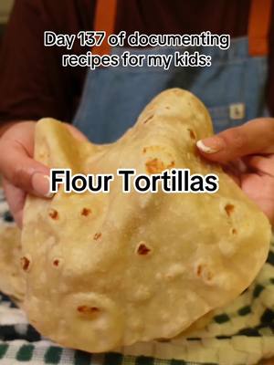 A post by @pizcitadesal on TikTok caption: Flour Tortillas Ingredients👇🏽#tortillasdeharina #mexicanrecipes  Flour Tortilla  3 cups all-purpose flour 1 ½ tsp salt ½ tsp baking powder 1 cup water (heated) 1 stick unsalted butter (melted)