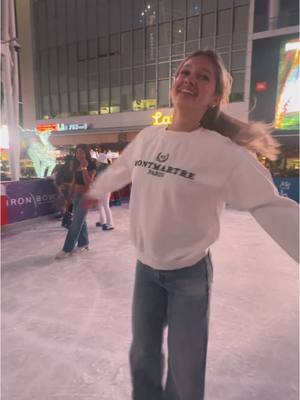 A post by @elliekorytek on TikTok caption: happy place 🫠 #fyp #IceSkating #abcxyz #figureskating #viral #iceskater #skatingskills #icerink #outsiderink #outsideskatingrink #lalive 