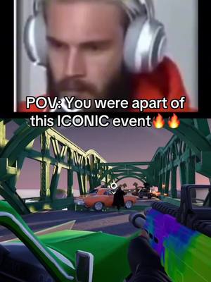 A post by @luhvpyro on TikTok caption: i’m one of the OGs.. | #pyroace #luhvpyro #luhvcompfg #pyro #fortniteclips #fortnitechapter6 #pewdiepie #iconic #pewdiepiebridge #troll #bridge #scene #event #pubg #gaming #squidgame2 