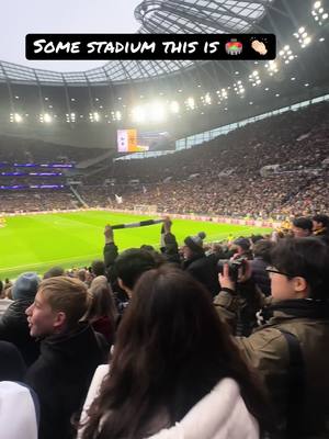 A post by @laura_and_freddie on TikTok caption: First time at the new Tottenham ground . What a beautiful stadium it is 👏🏻🏟️ #tottenham #spurs #fyp #footballtiktok #tottenhamhotspur #edmonton #london 