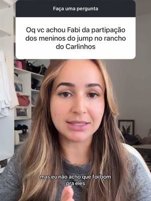 A post by @fabiola.melo on TikTok caption: #meninosdojump #ranchodomaia #ccb #fabiolamelo 