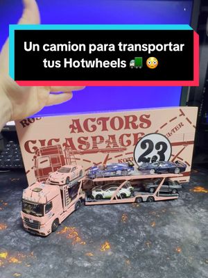 A post by @themonsternach on TikTok caption: Un camión para transportar tus Hotwheels 🚛 😳 #hotwheels #hotwheelscollections #diecast #carcommunity #lentejas 