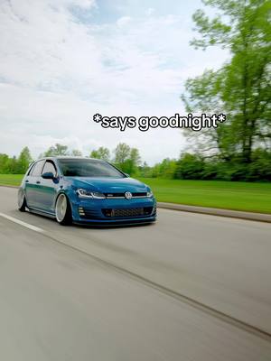 A post by @mk7dev on TikTok caption: Just thuggin it out #fyp #carsoftiktok #cartok #volkswagen #mk7gti #longdistance 