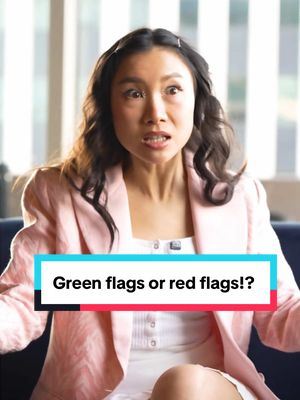 A post by @theoneshu on TikTok caption: When you think green flags are red flags 🚩🚩😳 #tiktokshopcreatorpicks 