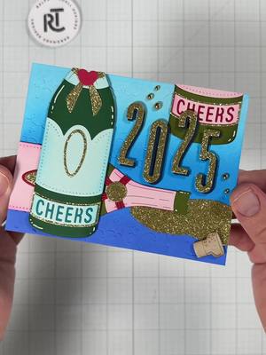 A post by @ralphtyndall on TikTok caption: Replying to @anaygarcia14 I know this one is going to make some of you upset but please trust the process 🙏🏼 Happy New Year! 🥳 #cardmaking #asmr #art #nye #newyear 