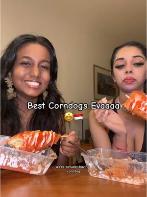 A post by @sakthi_mekana on TikTok caption: If you visit Batam, and you want to get Flavourful Corndogs, do go down to Foodstalls near Barelang Adventure Park!I don’t remember the exact location but, the street food near the adventure park is so good!🤩🤩🤩🤤@khanbeautysg #eatwsakthi #corndogs #batam #Indonesia 