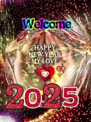 A post by @mylovejesus17757543 on TikTok caption: #happy #new #year2025 #🌼🌼🌼🌼 #🎇🎇🎇 #🎆🎆🎇🎇🎀🎈🎈🎊🎉🎉🎊🎉🎋🎍 